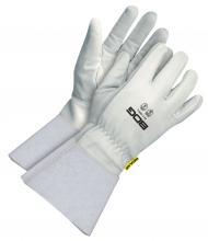 Bob Dale Gloves & Imports Ltd 20-1-1605-L - Grain Pearl Goatskin Gauntlet w/ Kevlar Lining
