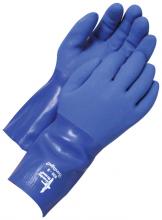 Bob Dale Gloves & Imports Ltd 99-1-820-10 - Coated PVC Triple Coated Gauntlet Blue