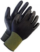 Bob Dale Gloves & Imports Ltd 99-1-9802-9 - Seamless Knit Black Nylon Black Polyurethane Palm