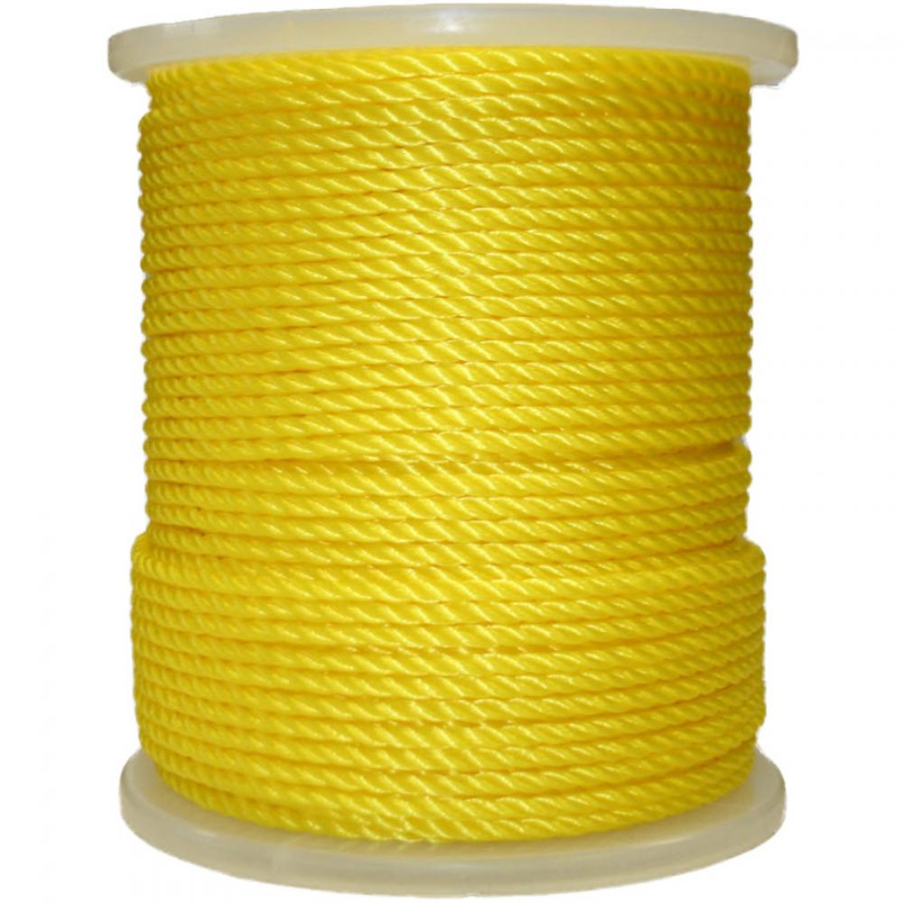 ROPE POLYPROPYLENE TWISTED YELLOW 3/16&#39;&#39; X 2125&#39;<span class=' ItemWarning' style='display:block;'>Item is usually in stock, but we&#39;ll be in touch if there&#39;s a problem<br /></span>