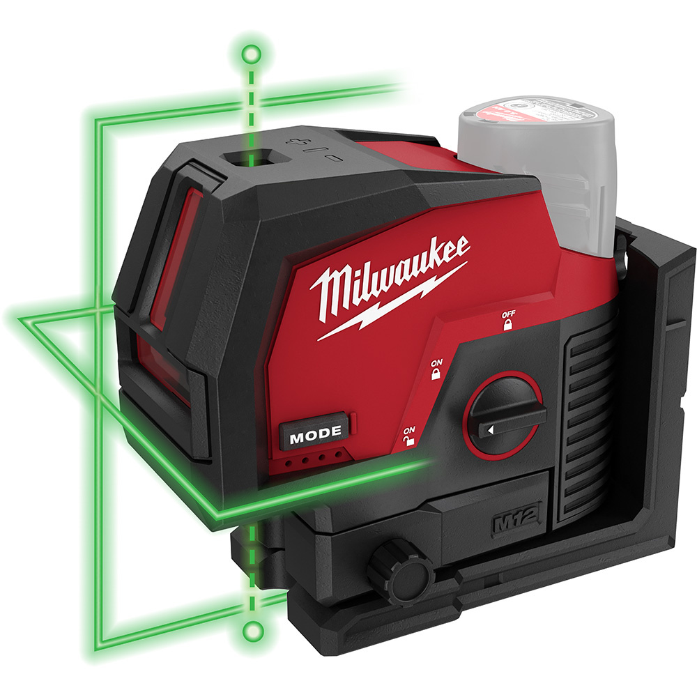 M12™ Green Cross w/ Points Laser BT<span class=' ItemWarning' style='display:block;'>Item is usually in stock, but we&#39;ll be in touch if there&#39;s a problem<br /></span>