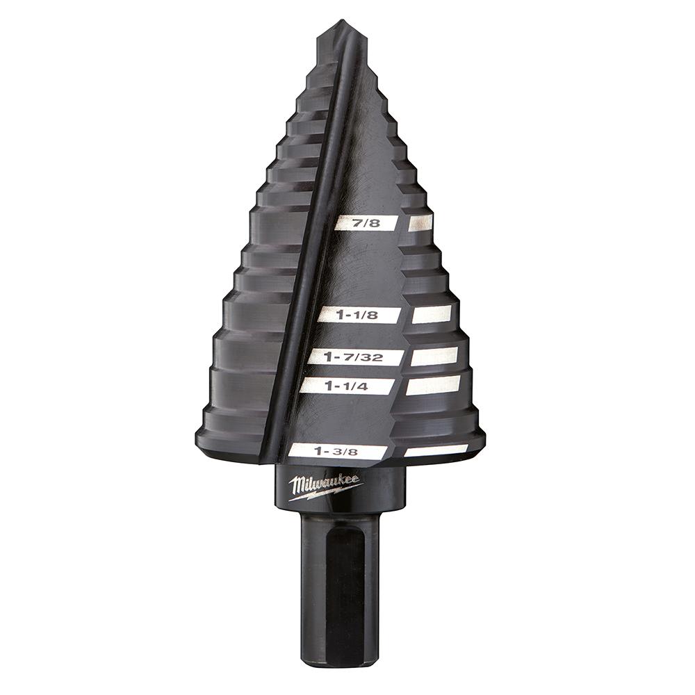 #12 Step Drill Bit, 7/8 in. to 1-3/8 in.<span class=' ItemWarning' style='display:block;'>Item is usually in stock, but we&#39;ll be in touch if there&#39;s a problem<br /></span>