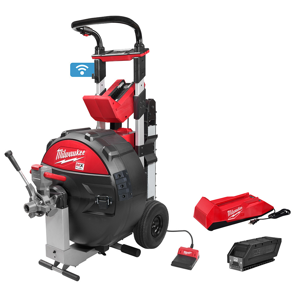 Sewer Drum Machine w/ POWERTREDZ™<span class=' ItemWarning' style='display:block;'>Item is usually in stock, but we&#39;ll be in touch if there&#39;s a problem<br /></span>