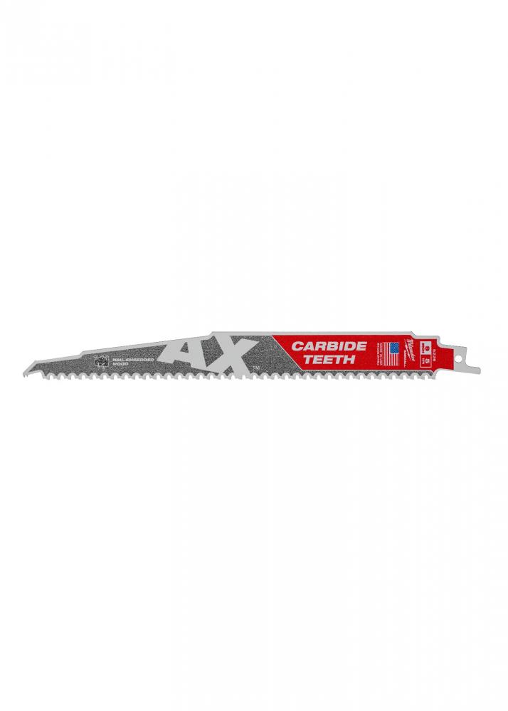 9 in. 5 TPI The Ax™ Carbide Teeth SAWZALL® Blades 5PK<span class=' ItemWarning' style='display:block;'>Item is usually in stock, but we&#39;ll be in touch if there&#39;s a problem<br /></span>