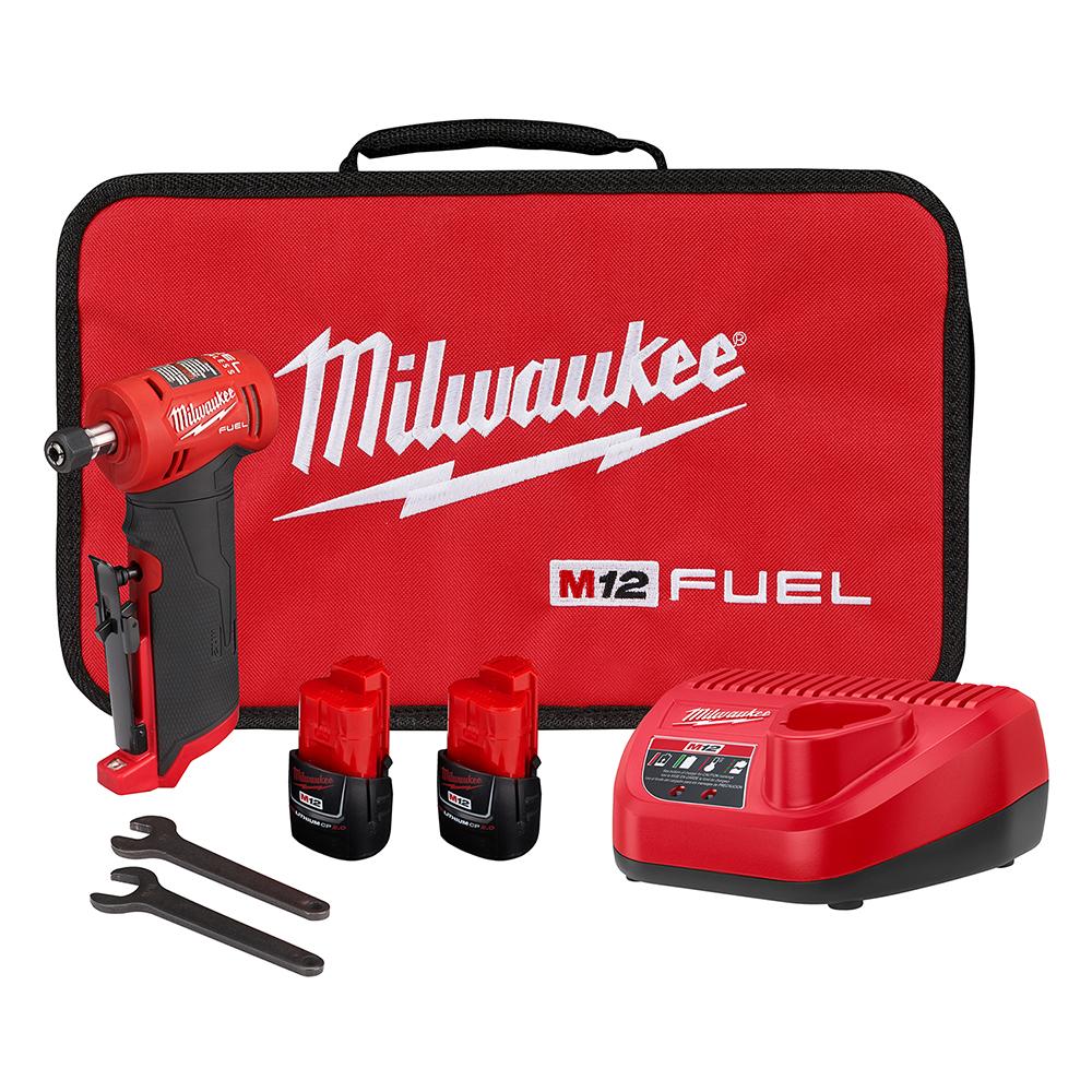 M12 FUEL™ Right Angle Die Grinder Kit<span class=' ItemWarning' style='display:block;'>Item is usually in stock, but we&#39;ll be in touch if there&#39;s a problem<br /></span>