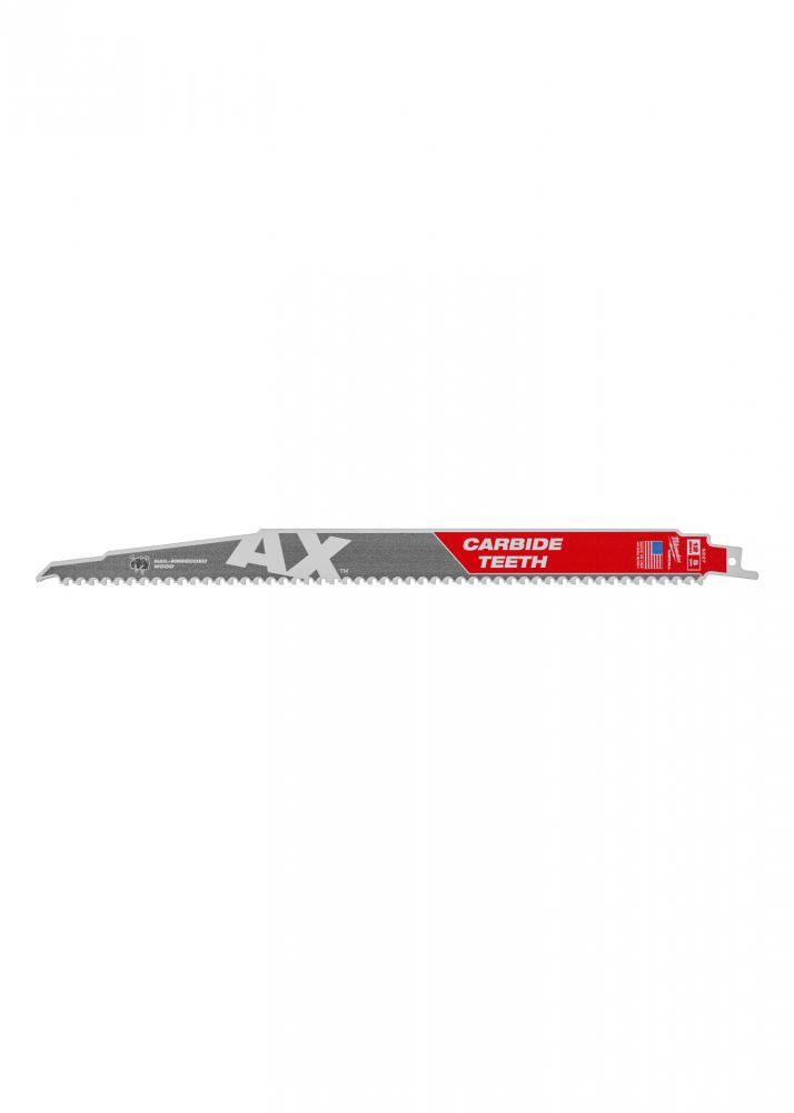 The Ax™ with Carbide Teeth SAWZALL™ Blade 12 in. 5T<span class=' ItemWarning' style='display:block;'>Item is usually in stock, but we&#39;ll be in touch if there&#39;s a problem<br /></span>