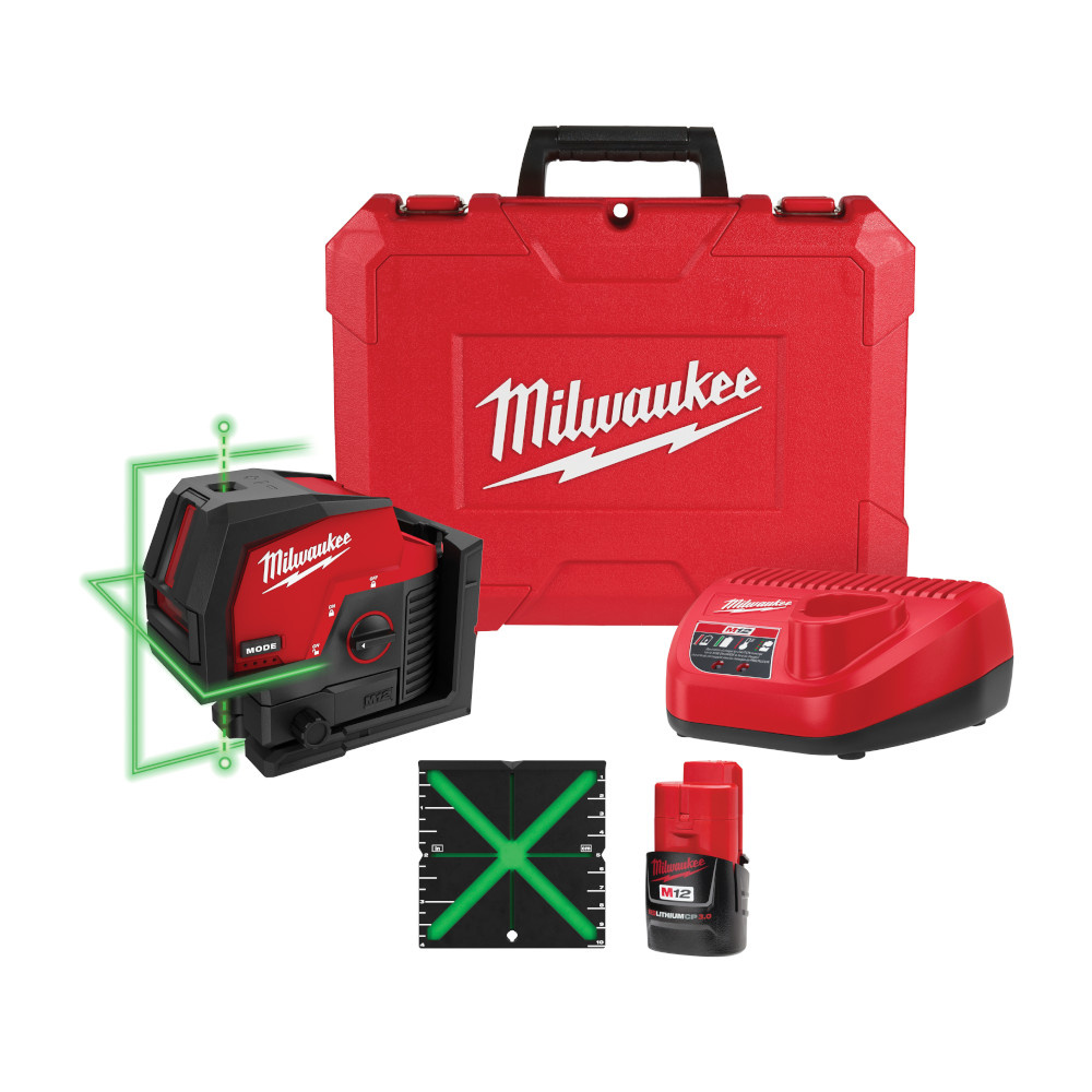 M12 Green Cross w/ Points Laser Kit<span class=' ItemWarning' style='display:block;'>Item is usually in stock, but we&#39;ll be in touch if there&#39;s a problem<br /></span>