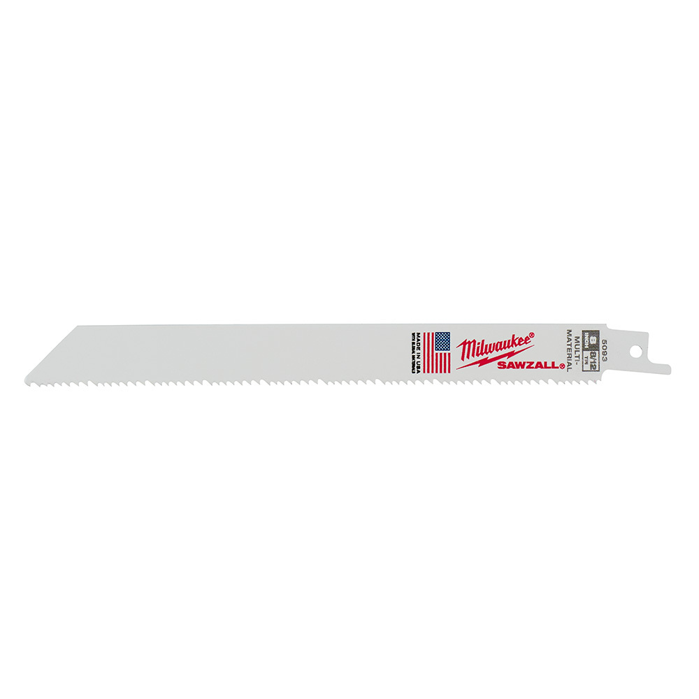 8&#34; 8/12 TPI Sawzall® Blades (50)<span class=' ItemWarning' style='display:block;'>Item is usually in stock, but we&#39;ll be in touch if there&#39;s a problem<br /></span>
