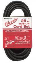Milwaukee 48-76-4025 - 25 ft. 3-Wire Quik-Lok® Cord