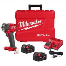 Milwaukee 2855-22 - M18 FUEL™ 1/2 Compact Impact Wrench w/ Friction Ring Kit
