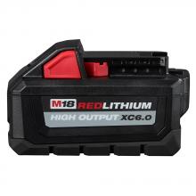 Milwaukee 48-11-1865 - M18™ REDLITHIUM™ HIGH OUTPUT™ XC 6.0Ah Battery Pack
