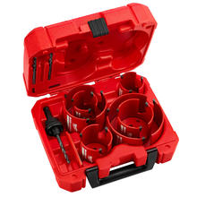 Milwaukee 49-56-9290 - 10 PC Carbide Tooth Hole Saw Kit