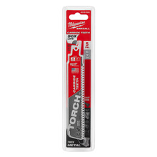 Milwaukee 48-00-5501 - 6" 8TPI THE TORCH™ Carbide Teeth Metal Cutting SAWZALL® Blade 5PK