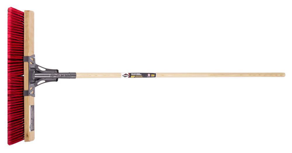 Push broom, 24&#34; smooth surface, wood hdle, lh, Garant Pro<span class=' ItemWarning' style='display:block;'>Item is usually in stock, but we&#39;ll be in touch if there&#39;s a problem<br /></span>