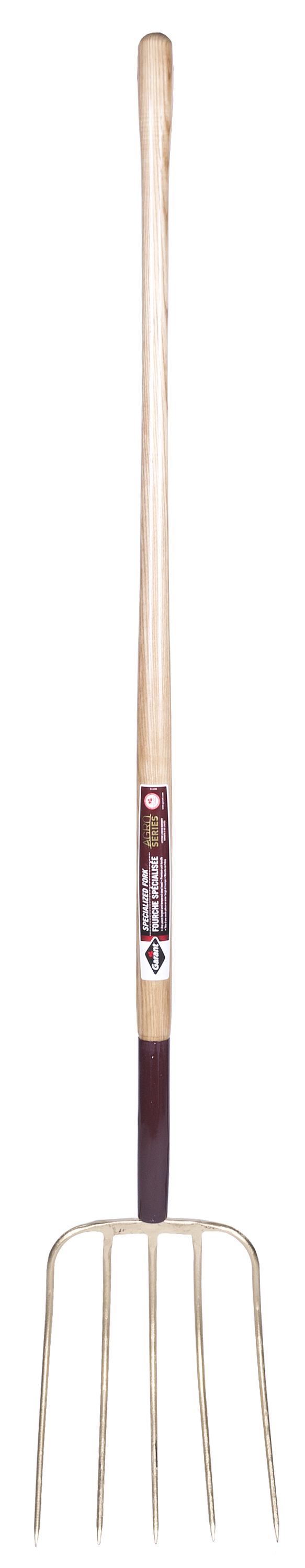 Barn fork, 5 tines/16&#34;, wood handle, lh, Agro Series<span class=' ItemWarning' style='display:block;'>Item is usually in stock, but we&#39;ll be in touch if there&#39;s a problem<br /></span>