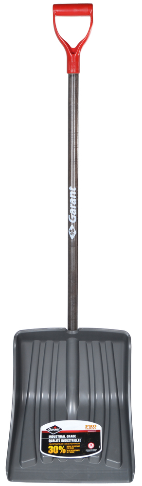 Snow shovel, polypro blade 13.9&#34; kd, wood handle, dh, Garant Pro Series<span class=' ItemWarning' style='display:block;'>Item is usually in stock, but we&#39;ll be in touch if there&#39;s a problem<br /></span>