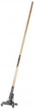 Garant 83949 - Handle in wood 1 1/8" x 60" with steel attachment for push broom, Garant Pro