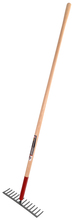 Garant GLR14 - Level rake, 14 steel tines, wood handle