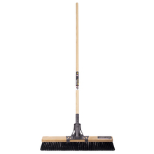 Garant GPPBRS24 - Push broom, 24", rough surface, wood hdle, lh, Garant Pro