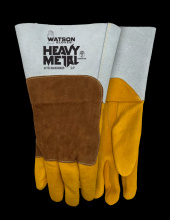 Watson Gloves 2753-L - BACKHANDER SPLIT DEER BACK PATCH CLUTE CUT WELDING - L