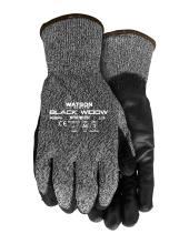 Watson Gloves 384-X - STEALTH BLACK WIDOW A6 13GG LIGHT POLYURETHANE COATED - X