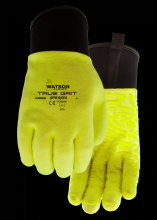 Watson Gloves 399-M - STEALTH TRUE GRIT FULL DIPPED PVC TEXTURED PALM - M