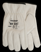 Watson Gloves 547-L - VAN GOAT ANSI CUT 4 GOATSKIN DRIVER - LARGE