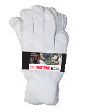 Watson Gloves 603-L - WATPAK 6PK WHITE KNIGHT - LARGE