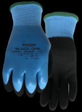 Watson Gloves 9393-X - STEALTH BLACK OPS A4 DOUBLE DIP FOAM LATEX ACRYLIC LINED COATED - X