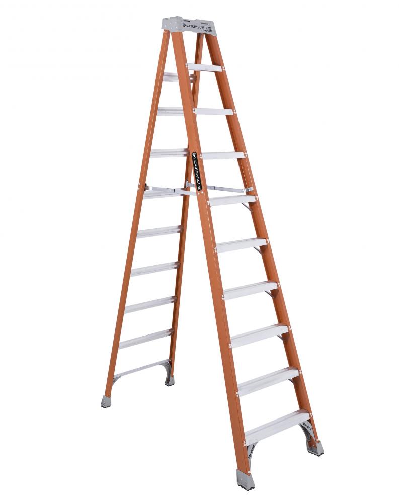 10&#39; Fiberglass Step Ladder, Type IA, 300 lb Load Capacity<span class=' ItemWarning' style='display:block;'>Item is usually in stock, but we&#39;ll be in touch if there&#39;s a problem<br /></span>