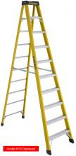 Louisville Ladder Corp 6912 - 12' Fiberglass Step Ladder Type IA 300 Load Capacity (lbs)