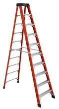 Louisville Ladder Corp 6810-AA - 10' Fiberglass Step Ladder Type IAA 375 Load Capacity (lbs)