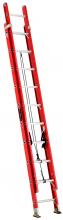 Louisville Ladder Corp FE3220 - 20' Fiberglass Extension Ladder, Type IA, 300 lb Load Capacity