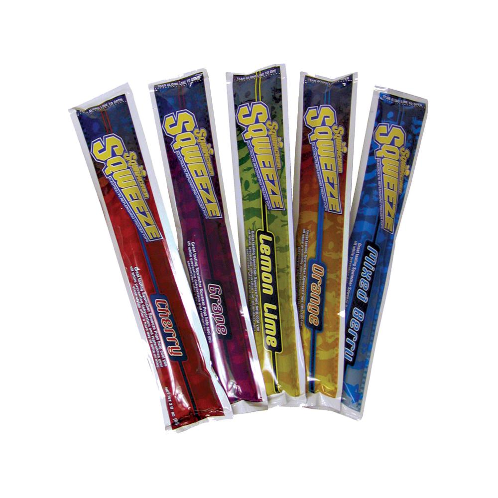 SQWINCHER SQWEEZE FREEZER POPS 3 oz - Assorted Pack of Five Flavours<span class=' ItemWarning' style='display:block;'>Item is usually in stock, but we&#39;ll be in touch if there&#39;s a problem<br /></span>