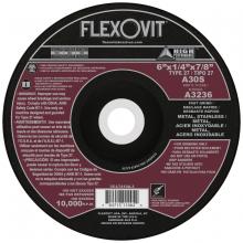 Flexovit Abrasives A3236 - DEPRESSED CENTER GRINDING WHEEL