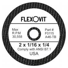 Flexovit Abrasives F0115 - REINFORCED CUTOFF WHEEL