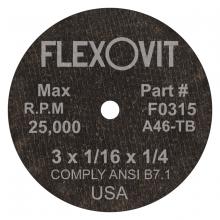 Flexovit Abrasives F0315 - REINFORCED CUTOFF WHEEL