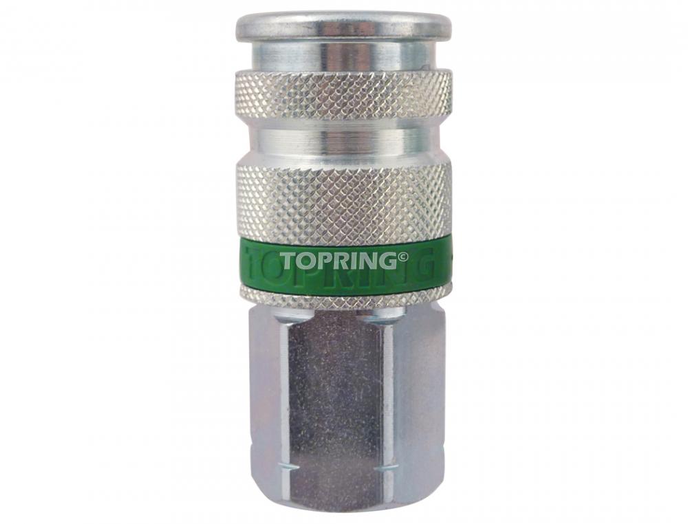 Ultraflo 7.8 mm Steel Quick Coupler 1/4 (F) NPT<span class=' ItemWarning' style='display:block;'>Item is usually in stock, but we&#39;ll be in touch if there&#39;s a problem<br /></span>