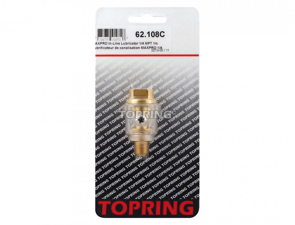 2 In. In-Line Lubricator for Air Tools 1/4 (F) to 1/4 (M) NPT<span class=' ItemWarning' style='display:block;'>Item is usually in stock, but we&#39;ll be in touch if there&#39;s a problem<br /></span>