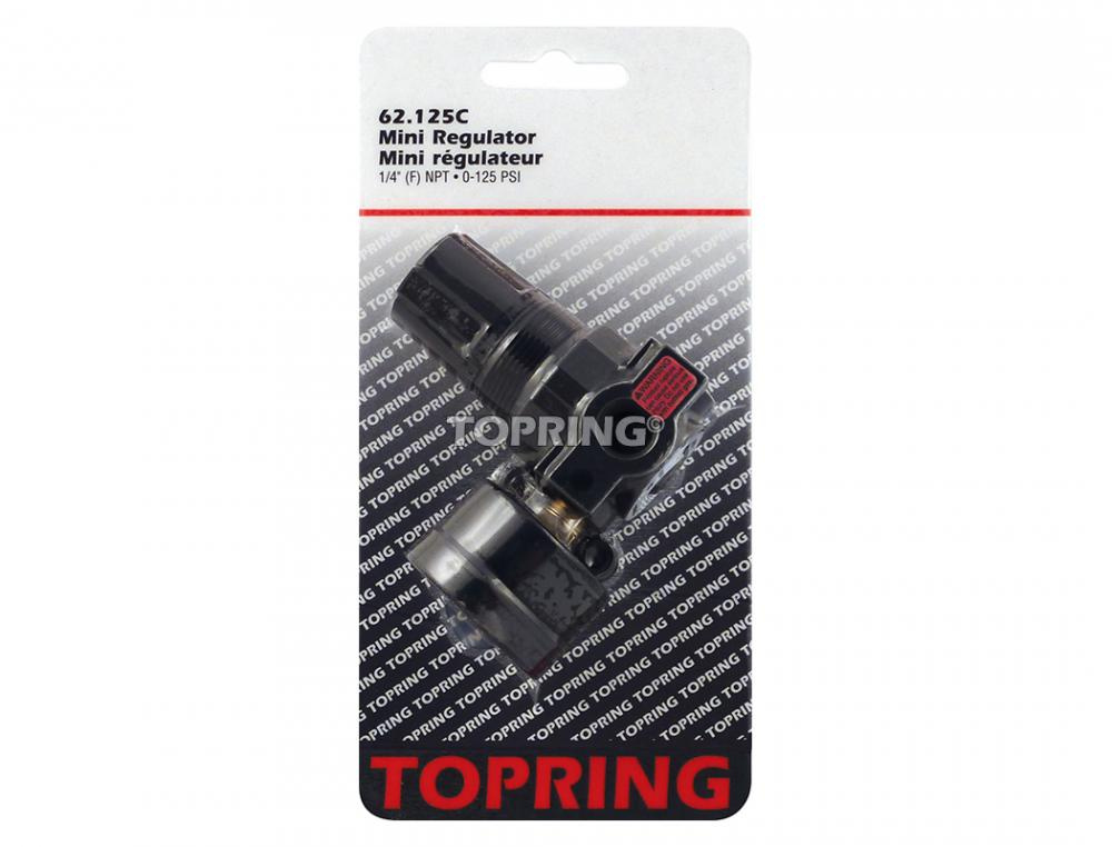 Acetal HVLP Pressure Regulator 0 to 120 PSI 1/4 (F) NPT<span class=' ItemWarning' style='display:block;'>Item is usually in stock, but we&#39;ll be in touch if there&#39;s a problem<br /></span>