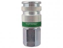Topring 31.744 - Ultraflo 7.8 mm Steel Quick Coupler 1/4 (F) NPT