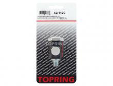 Topring 62.112C - Aluminum In-Line Lubricator for Air Tools 1/4 (F) to 1/4 (M) NPT