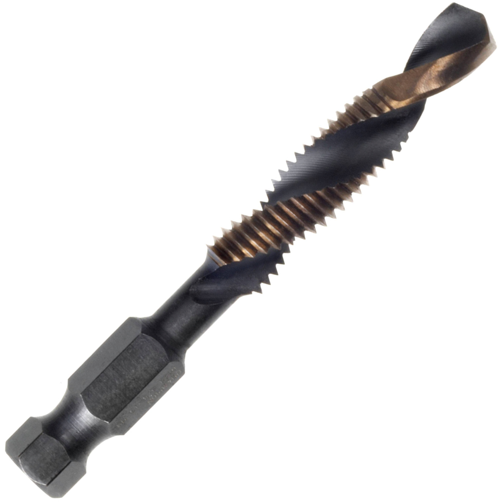 Hex Shank Drill and Tap Combination: 3/8-16<span class=' ItemWarning' style='display:block;'>Item is usually in stock, but we&#39;ll be in touch if there&#39;s a problem<br /></span>