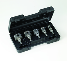 Champion Cutting Tools CT7P-SET-5 - CT7 Carbide Tipped Hole Cutter 5 Piece Bolt Clearance Size Set (1" Depth of Cut)