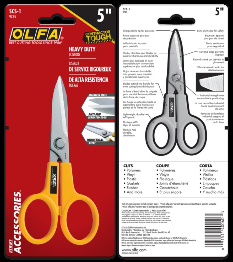 SCS-1 Stainless-Steel Serrated-Edge Scissors, 5-In<span class=' ItemWarning' style='display:block;'>Item is usually in stock, but we&#39;ll be in touch if there&#39;s a problem<br /></span>