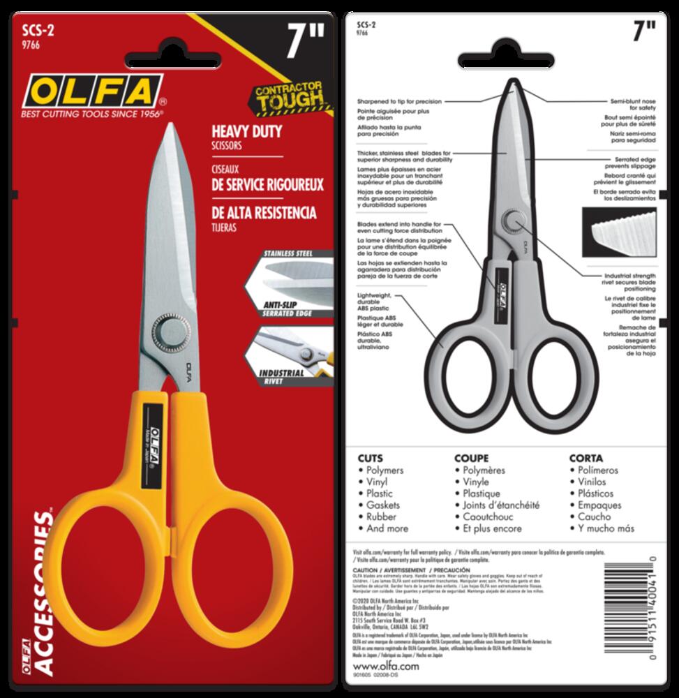SCS-2 Stainless-Steel Serrated-Edge Scissors, 7-In<span class=' ItemWarning' style='display:block;'>Item is usually in stock, but we&#39;ll be in touch if there&#39;s a problem<br /></span>