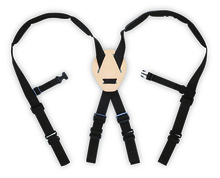 Kunys Leather SP90 - PADDED CONSTRUCTION SUSPENDERS