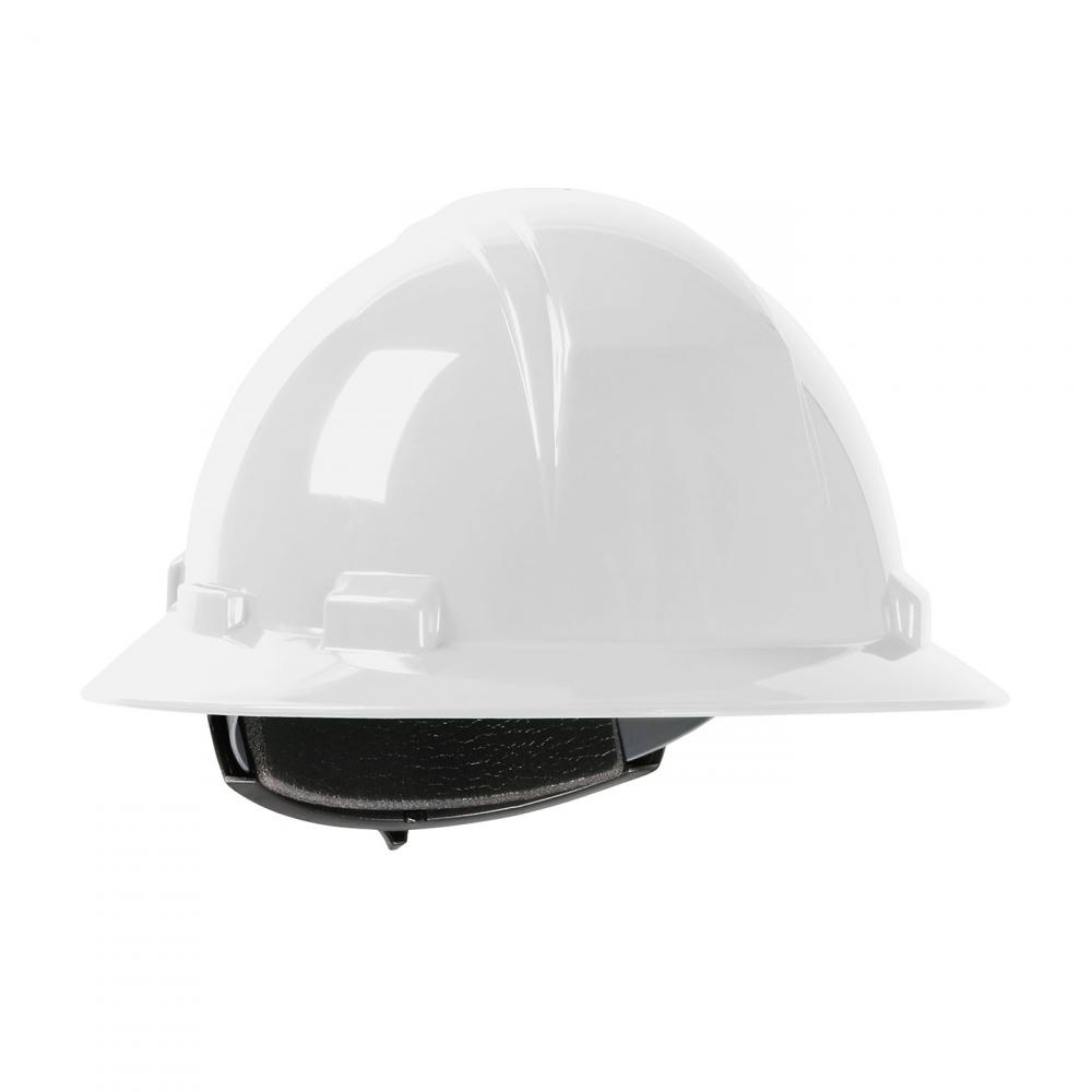 KILIMANJARO, NON VENTED HARD HAT, FULL BRIM, RATCHET SUSPENSION, CSA TYPE 1 CLASS E, WHITE<span class=' ItemWarning' style='display:block;'>Item is usually in stock, but we&#39;ll be in touch if there&#39;s a problem<br /></span>