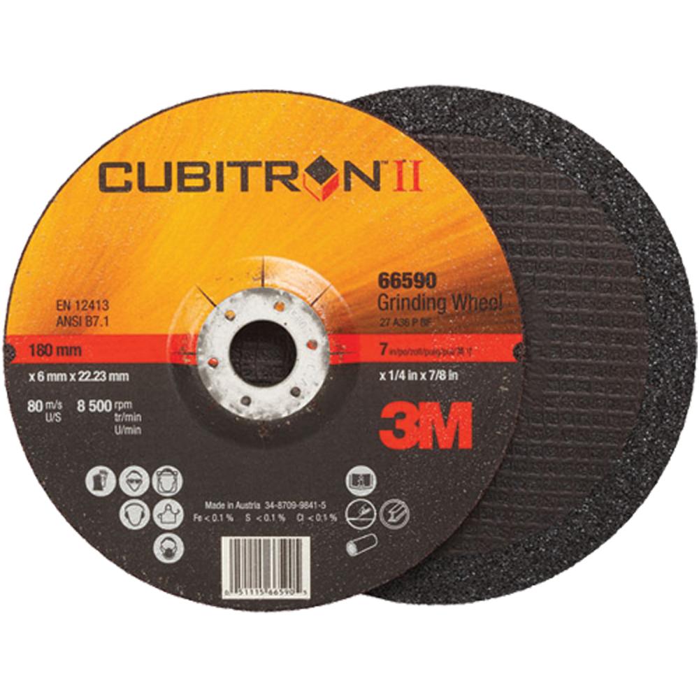Depressed Center Grinding Wheels Type 27 - Cubitron™II<span class=' ItemWarning' style='display:block;'>Item is usually in stock, but we&#39;ll be in touch if there&#39;s a problem<br /></span>