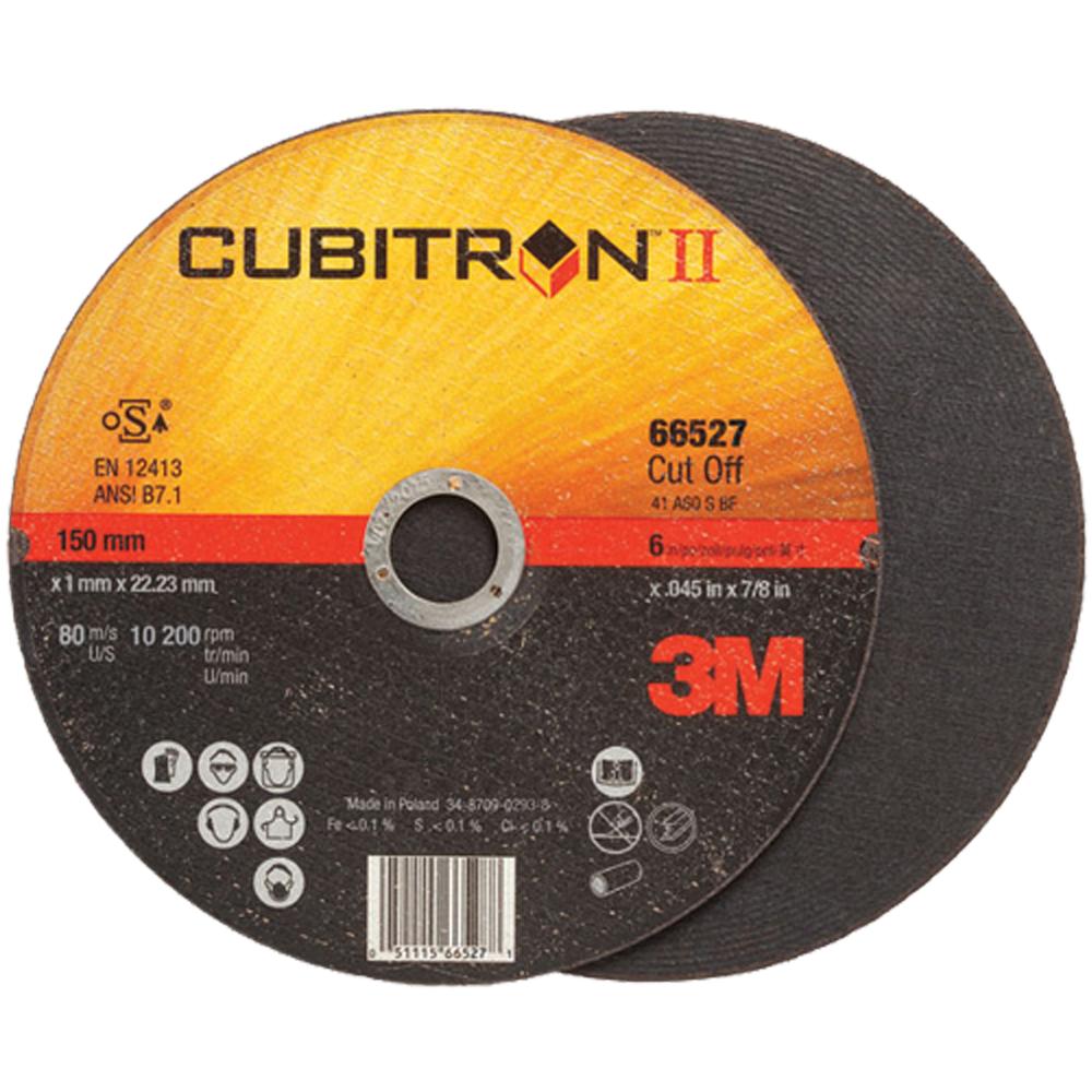 Cut-Off Wheels Type 1 - Cubitron™II<span class=' ItemWarning' style='display:block;'>Item is usually in stock, but we&#39;ll be in touch if there&#39;s a problem<br /></span>